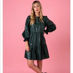Crosby by Mollie Burch Kirby Faux Leather Dress